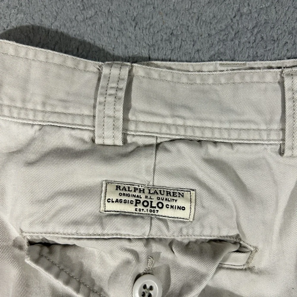 Vintage Polo Ralph Lauren Cargo Shorts Men's 36 Khaki Work Utility Y2K #3677